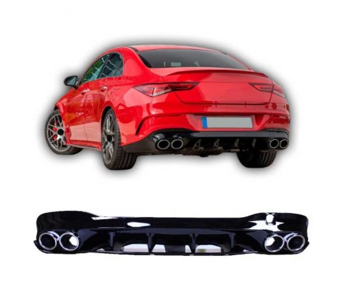 Mercedes CLA 45 AMG W118, C118 galinis difuzorius